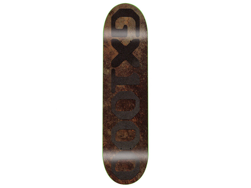 GX1000 GX1000 OG Logo Patina Black Font Deck - 8.75