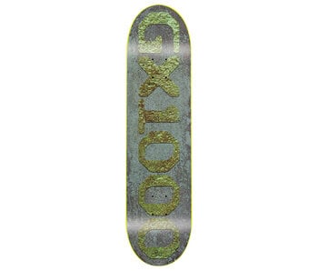GX1000 OG Logo Patina Blueish Green Font Deck - 8.25