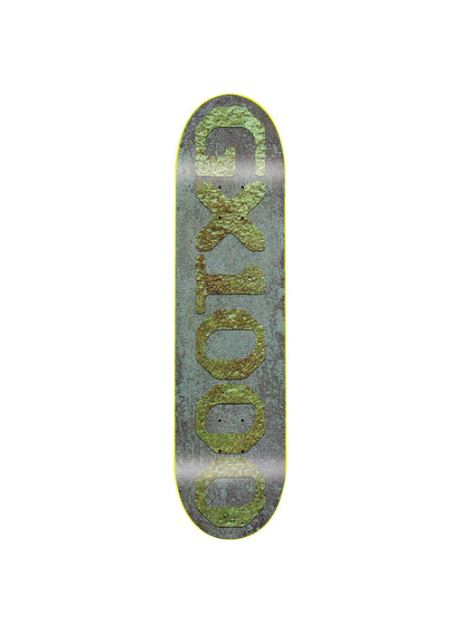 GX1000 OG Logo Patina Blueish Green Font Deck - 8.25