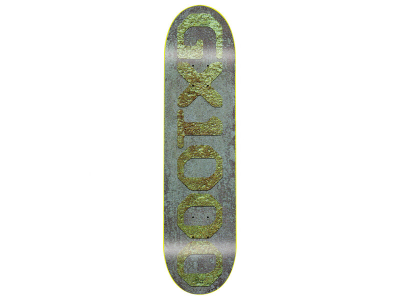 GX1000 GX1000 OG Logo Patina Blueish Green Font Deck - 8.25