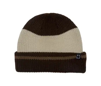 WKND Stripe Beanie - Brown