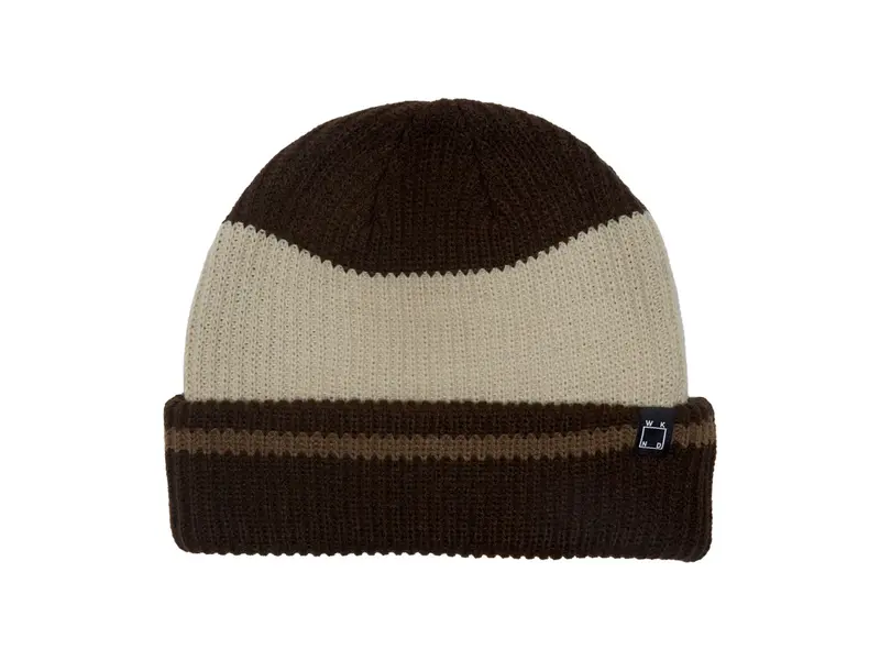 WKND WKND Stripe Beanie - Brown