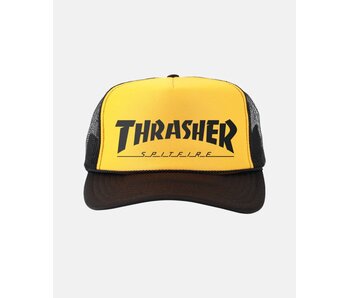 Thrasher x Spitfire Big Head Jake Trucker Hat