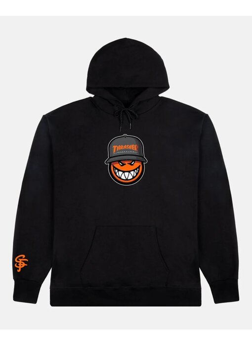 Thrasher x Spitfire SF Loc Black Hoodie -