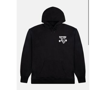 Thrasher x Spitfire Classic Swirl Black Hoodie -