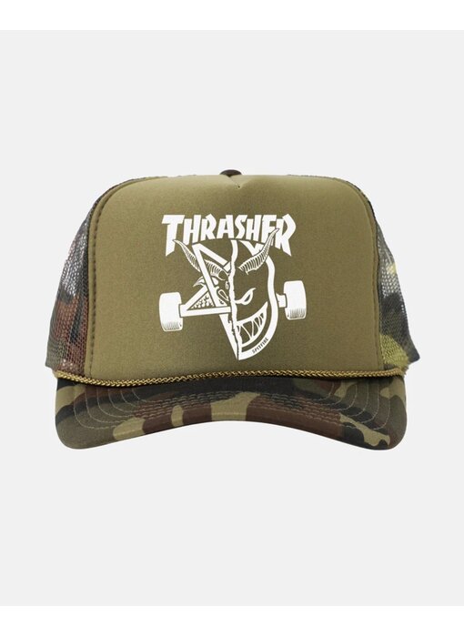 Thrasher x Spitfire Thrash & Burn Trucker Hat
