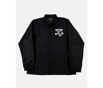 Thrasher x Spitfire Thrash & Burn Black Coach Jacket -