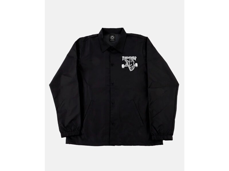 Thrasher Thrasher x Spitfire Thrash & Burn Black Coach Jacket -