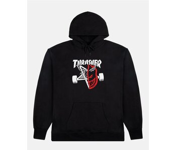 Thrasher x Spitfire Thrash & Burn Black Hoodie -