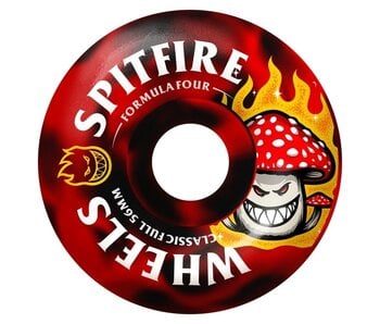 Spitfire F4 99 Classic Full Shroom Bighead Black/Red Swirl Wheels - 56mm