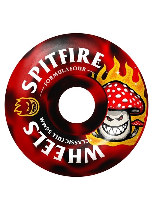Spitfire F4 99 Classic Full Shroom Bighead Black/Red Swirl Wheels - 56mm