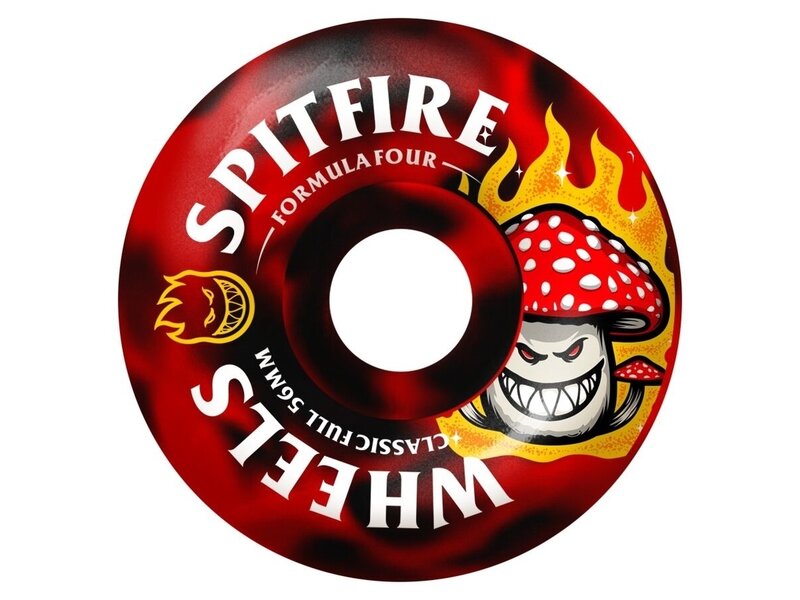 Spitfire Spitfire F4 99 Classic Full Shroom Bighead Black/Red Swirl Wheels - 56mm