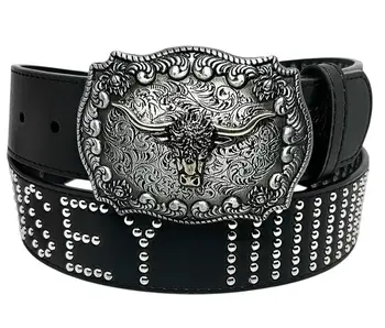 Loosey Interchangeable Buckle Belt - Black
