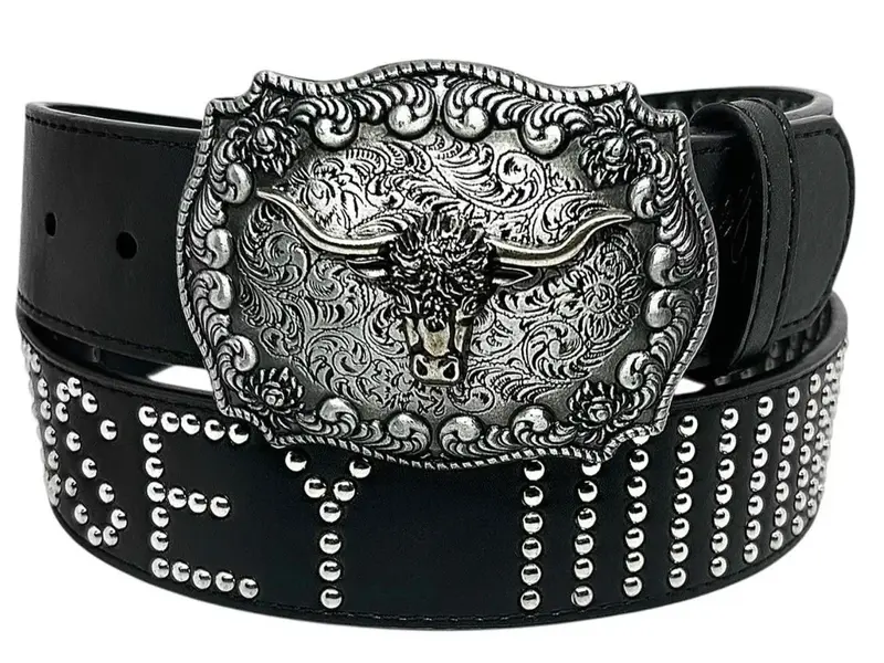 Loosey Loosey Interchangeable Buckle Belt - Black