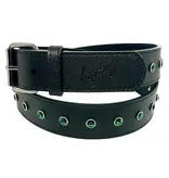 Loosey Loosey Black Rhinestone Belt - Black