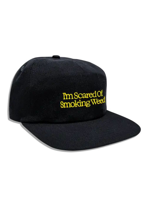 Jacuzzi Unlimited Scared Of Smoking Weed Hat - Black