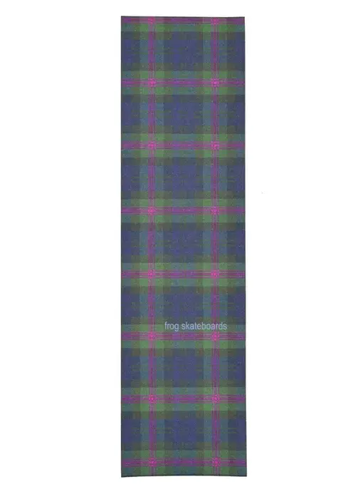 Frog Midnight Plaid Griptape - Purple