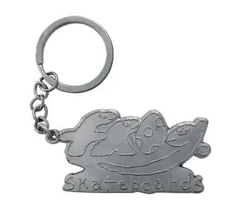 Frog Dino Logo Keychain