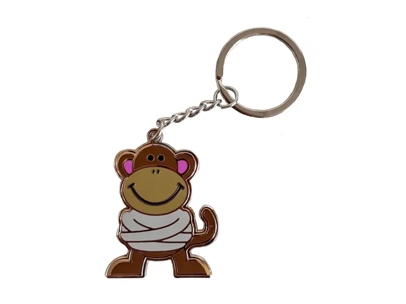Frog Frog Krazy Monk Keychain