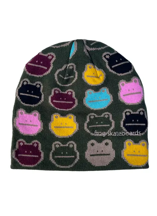 Frog Pirate Beanie - Matcha
