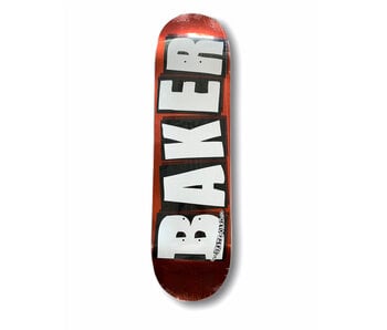 Baker Brand Logo Red/White Deck