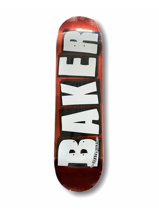 Baker Brand Logo Red/White Deck