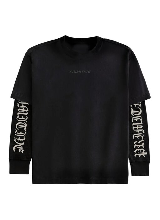 Primitive Euro Slant Twofer Thermal Black Long Sleeve -