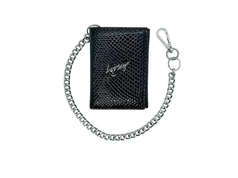 Loosey Loosey Metallic Wallet - Black