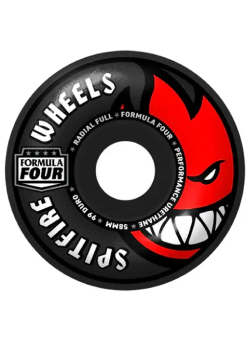 Spitfire F4 99D Radial Full Black Wheels