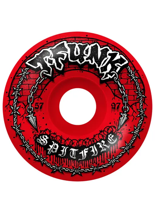 Spitfire F4 97D T-Funk Raw RF Wheels