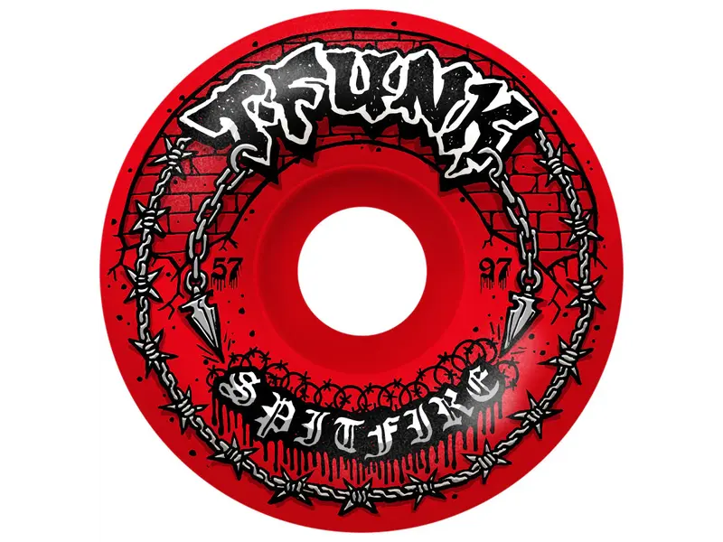 Spitfire Spitfire F4 97D T-Funk Raw RF Wheels