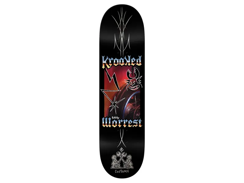 Krooked Krooked Worrest Slick Chrome Deck - 8.38