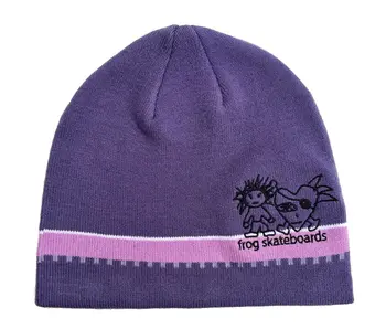 Frog Pirate Beanie - Purple