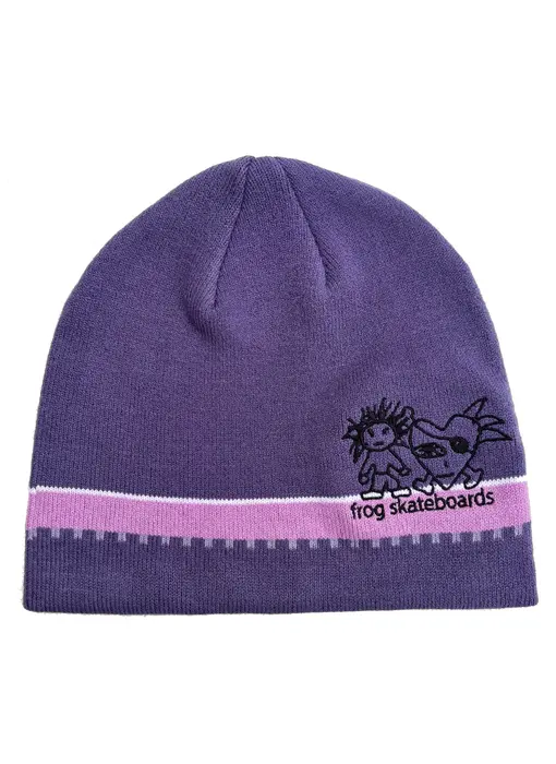 Frog Pirate Beanie - Purple