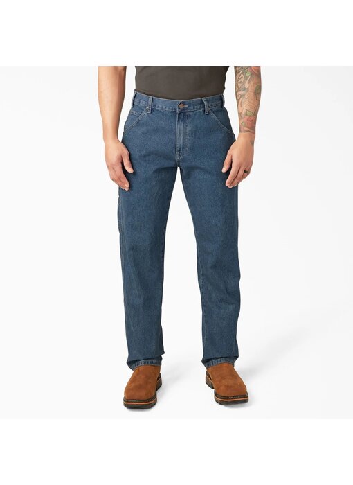 Dickies Relaxed Work Khaki Blue Jeans