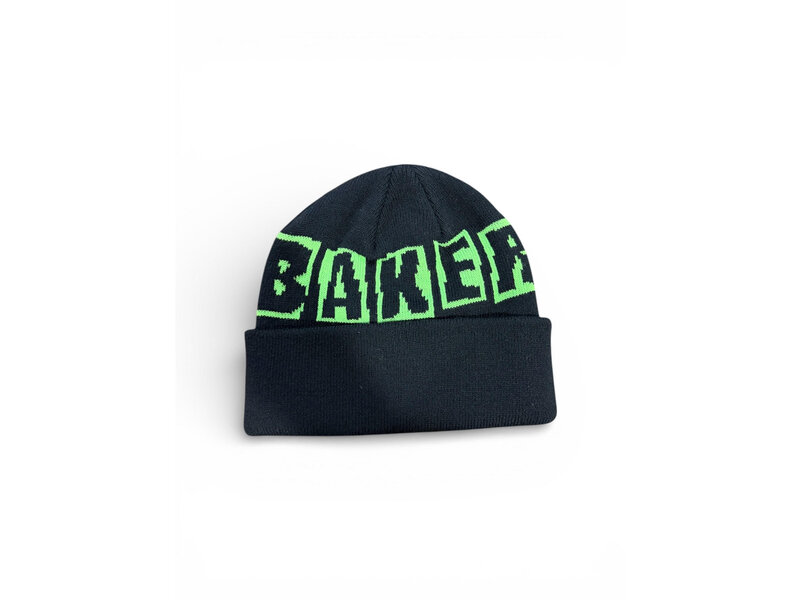 Baker Baker Logo Beanie - Black/Green