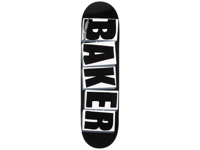 Baker Baker Brand Logo Black/White Deck - 8.25