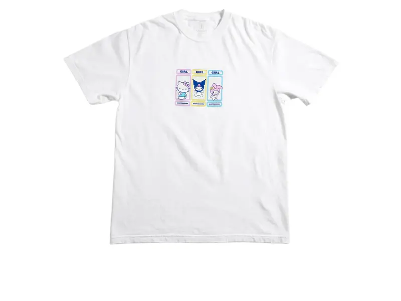 Girl Girl Sanrio Rainbow Triple OG Tee -