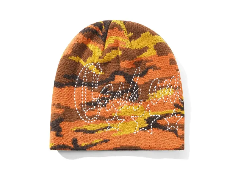 Cash Only Cash Only Strip Skully Beanie - Fall Camo