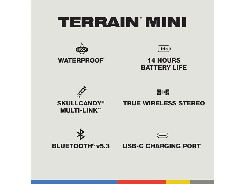 Skullcandy Skullcandy Triple Threat Terrain Mini Speaker Surf
