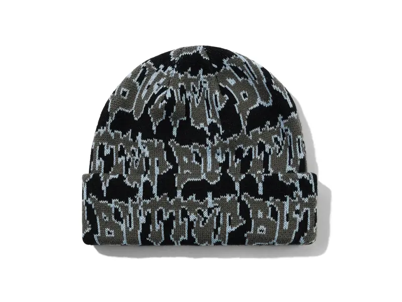 WKND Butter Goods Throw Beanie - Black/Grey