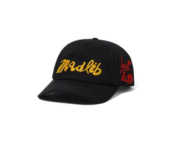 Butter Goods Alias 6 Panel Cap - Black