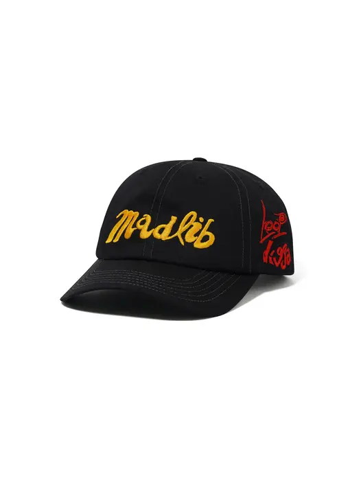 Butter Goods Alias 6 Panel Cap - Black