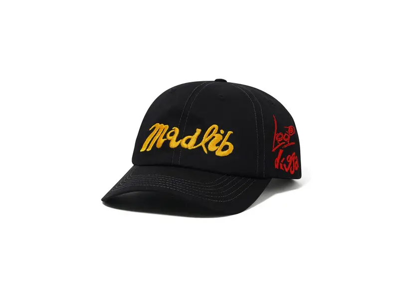 Butter Goods Butter Goods Alias 6 Panel Cap - Black