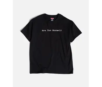 Violet "Are You Normal?" Tee - white