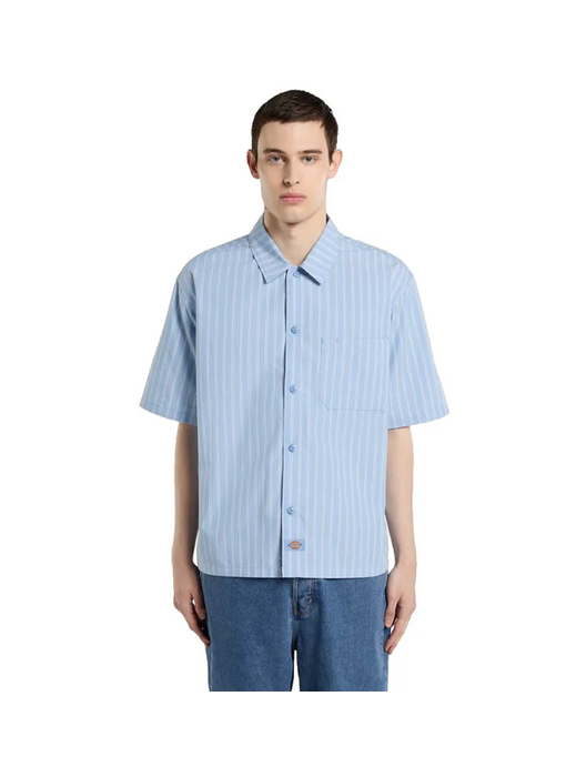 Dickies L39 Stripe Blue Shirt