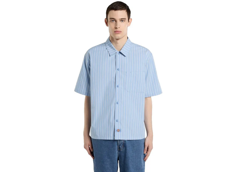 Dickies Dickies L39 Stripe Blue Shirt