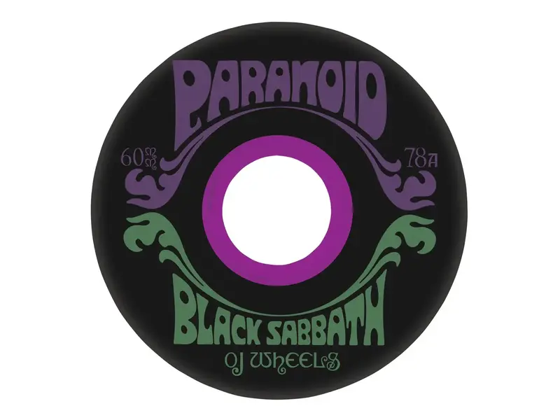 OJ Wheels OJ Black Sabbath Paranoid 78a Wheels - 60mm