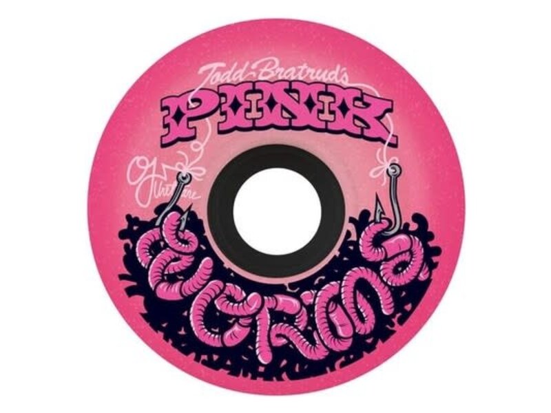 OJ Wheels OJ Pink Worm Super Juice Wheels - 60mm