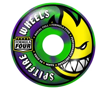 Spitfire F4 99D Radial Full Swirl Wheels - 56mm